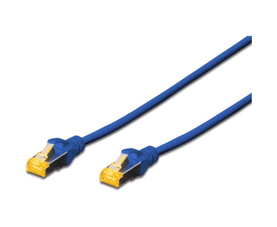 Патч-корд 5м CAT 6a S-FTP AWG 26/7, blue Digitus (DK-1644-A-050/B)