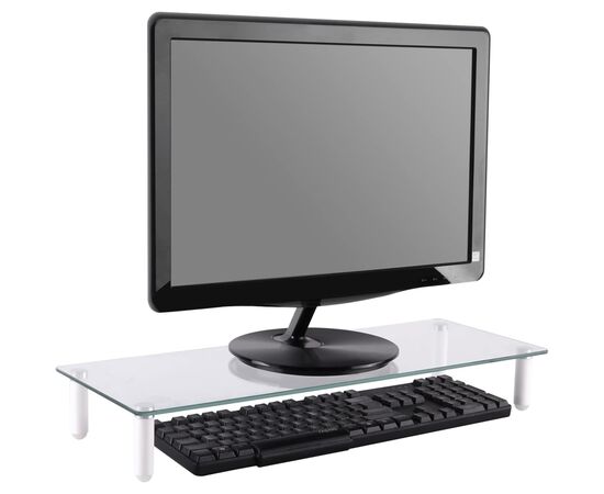 Подставка для монитора Digitus Universal glass Monitor Riser (DA-90358), изображение 3 Подставка для монитора Digitus Universal glass Monitor Riser (DA-90358), изображение 3