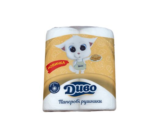 Бумажные полотенца Диво С ароматом свежего печенья 2 слоя 2 рулона (4820003837443), изображение 5 Бумажные полотенца Диво С ароматом свежего печенья 2 слоя 2 рулона (4820003837443), изображение 5