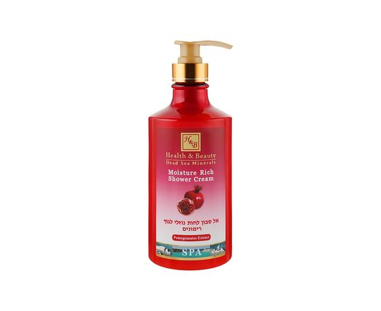 Гель для душа Health and Beauty Гранат 780 мл (7290012326608)