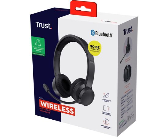 Наушники Trust Ayda Wireless ENC Black (25463), изображение 7