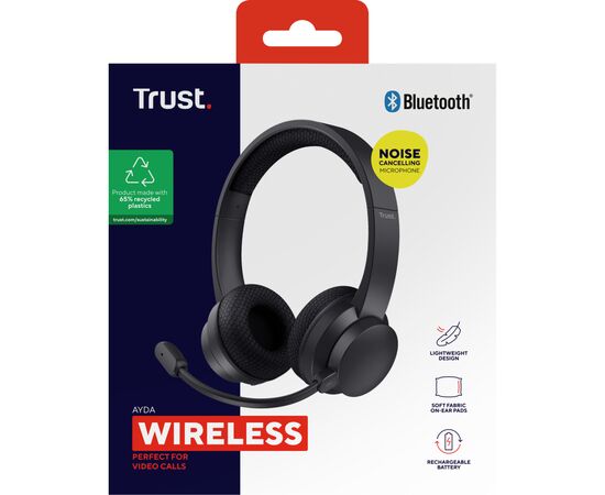 Наушники Trust Ayda Wireless ENC Black (25463), изображение 8