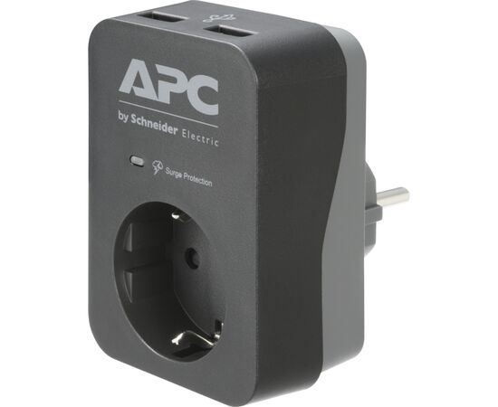 Мережевий фільтр живлення APC Essential SurgeArrest 1 Outle, 2 USBt (PME1WU2B-RS)