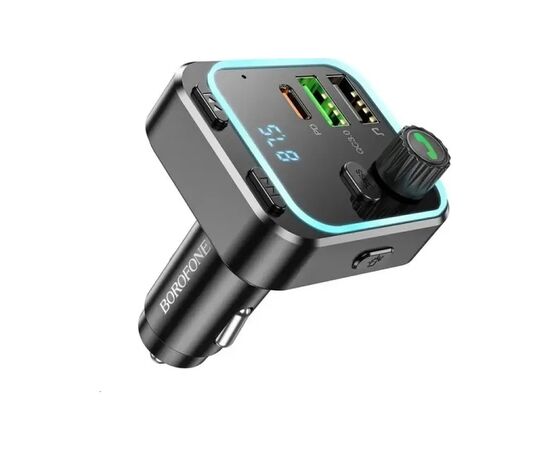 FM модулятор BOROFONE BC53, Black, Box