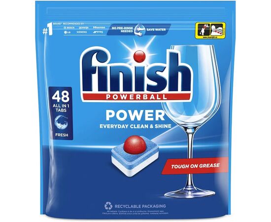 Таблетки для посудомийних машин Finish All in 1 Max 48 шт. (5997321736259)