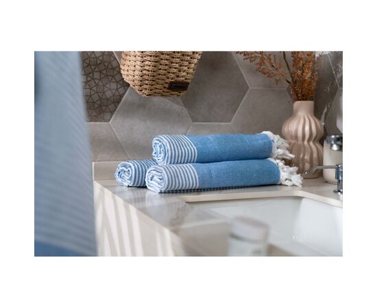 Полотенце Ardesto SPA 90х170см 100% хлопок, синий (ART2690BL), изображение 12 Полотенце Ardesto SPA 90х170см 100% хлопок, синий (ART2690BL), изображение 12