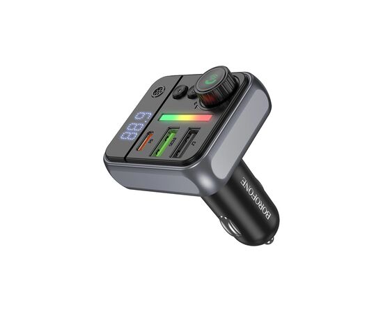 FM модулятор BOROFONE BC50, Black, Box, изображение 4 FM модулятор BOROFONE BC50, Black, Box, изображение 4