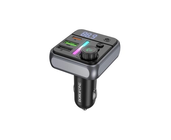 FM модулятор BOROFONE BC50, Black, Box