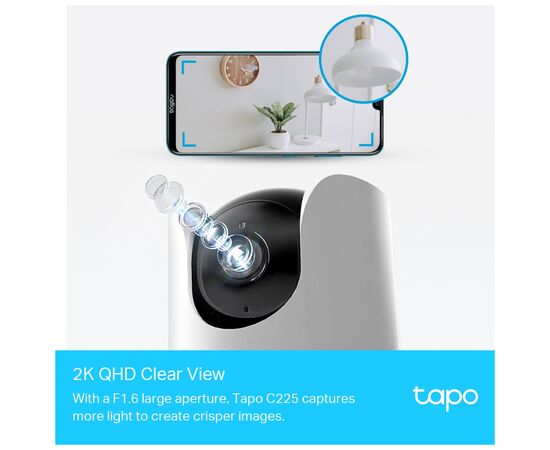 Камера видеонаблюдения TP-Link TAPO-C225, изображение 2 Камера видеонаблюдения TP-Link TAPO-C225, изображение 2