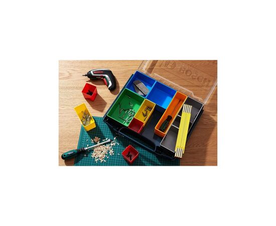 Ящик для инструментов Bosch Professional 14 відділень, регульовані перегородки, 357х316х72мм (1.600.A00.1S8), изображение 3 Ящик для инструментов Bosch Professional 14 відділень, регульовані перегородки, 357х316х72мм (1.600.A00.1S8), изображение 3