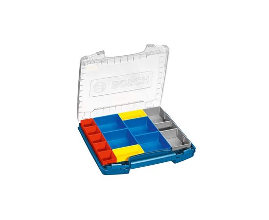 Ящик для інструментів Bosch Professional 14 відділень, регульовані перегородки, 357х316х72мм (1.600.A00.1S8)