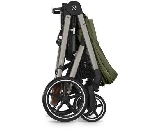Коляска Cybex Balios S Lux TPE Moss Green (з бампером) (525000105), изображение 7 Коляска Cybex Balios S Lux TPE Moss Green (з бампером) (525000105), изображение 7
