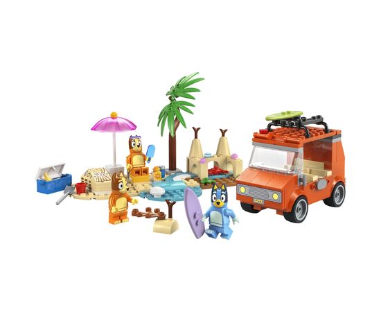 Конструктор LEGO Bluey Пляж и семейная поездка на автомобиле Блуи (11202), изображение 2 Конструктор LEGO Bluey Пляж и семейная поездка на автомобиле Блуи (11202), изображение 2