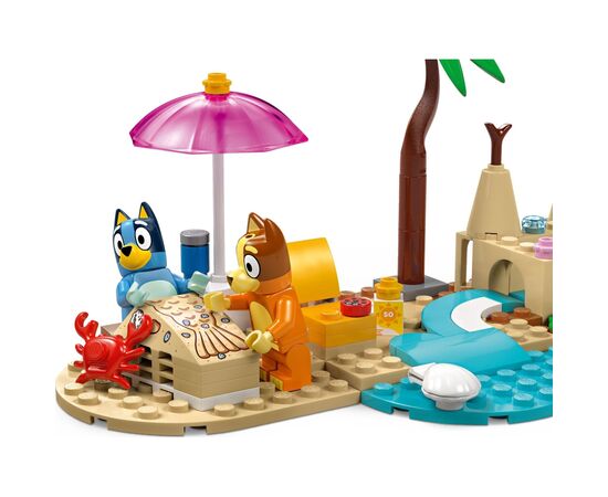 Конструктор LEGO Bluey Пляж и семейная поездка на автомобиле Блуи (11202), изображение 5 Конструктор LEGO Bluey Пляж и семейная поездка на автомобиле Блуи (11202), изображение 5