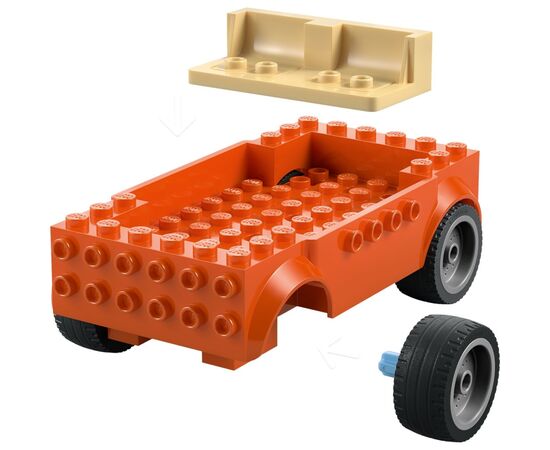 Конструктор LEGO Bluey Пляж и семейная поездка на автомобиле Блуи (11202), изображение 7 Конструктор LEGO Bluey Пляж и семейная поездка на автомобиле Блуи (11202), изображение 7