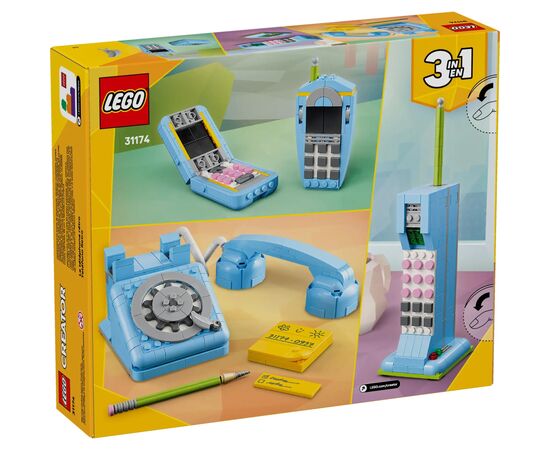 Конструктор LEGO Creator Ретро телефон (31174), зображення 2 Конструктор LEGO Creator Ретро телефон (31174), зображення 2