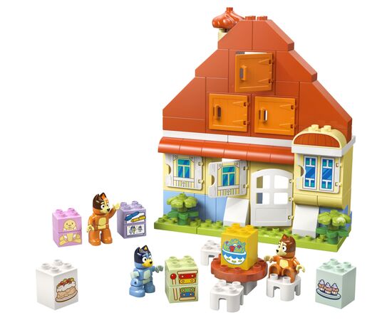 Конструктор LEGO DUPLO Bluey Родинний дім Блуї із грою на запам'ятовування (10459), зображення 2 Конструктор LEGO DUPLO Bluey Родинний дім Блуї із грою на запам'ятовування (10459), зображення 2