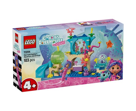 Конструктор LEGO Gabby's Dollhouse Аквариумные приключения русалочки Габби (11204)