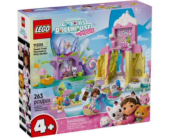 Конструктор LEGO Gabby's Dollhouse Гора сладостей и сад Китти (11205)