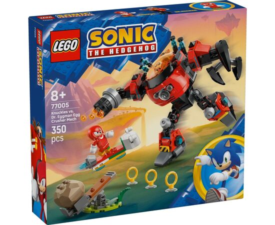 Конструктор LEGO Sonic Knuckles vs. Dr. Eggman Egg Crusher Mech (77005)