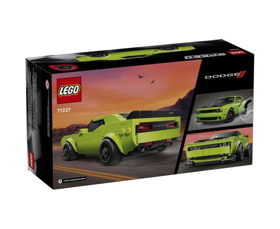 Конструктор LEGO Speed Champions Спортивный автомобиль Dodge Challenger SRT Hellcat (77237), изображение 7 Конструктор LEGO Speed Champions Спортивный автомобиль Dodge Challenger SRT Hellcat (77237), изображение 7