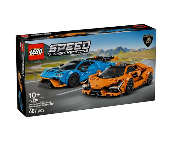 Конструктор LEGO Speed Champions Lamborghini Revuelto и Huracan STO (77238)