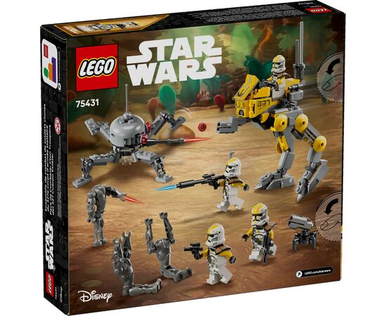 Конструктор LEGO Star Wars Боевой отряд бойцов-клонов 327-го галактического корпуса (75431), изображение 2 Конструктор LEGO Star Wars Боевой отряд бойцов-клонов 327-го галактического корпуса (75431), изображение 2