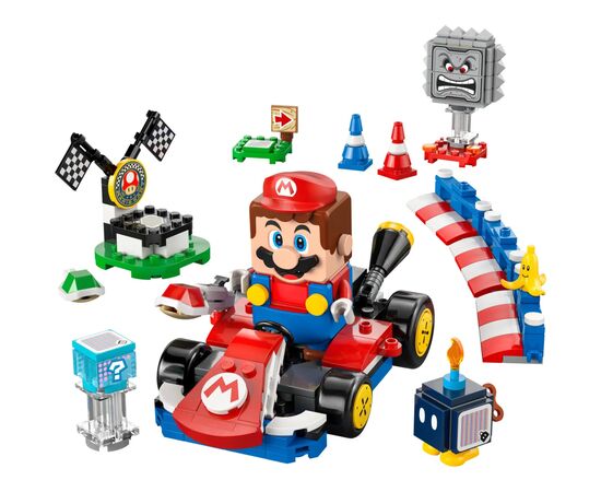 Конструктор LEGO Super Mario Mario Kart – Interactive Mario та Standard Kart (72043), зображення 3 Конструктор LEGO Super Mario Mario Kart – Interactive Mario та Standard Kart (72043), зображення 3