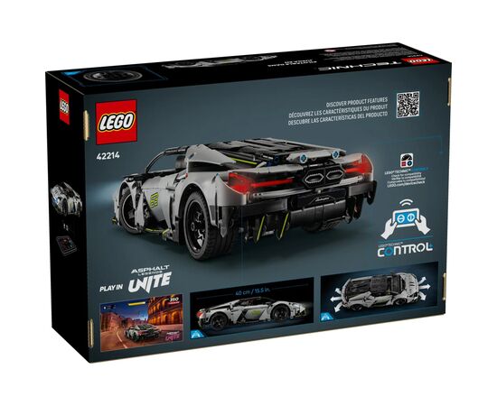 Конструктор LEGO Technic Суперкар Lamborghini Revuelto (42214), изображение 9 Конструктор LEGO Technic Суперкар Lamborghini Revuelto (42214), изображение 9