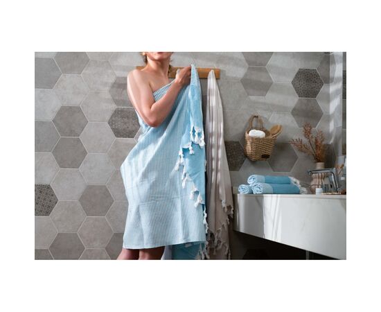 Полотенце Ardesto SPA 90х170 см 100% хлопок, аква (ART2690AQ), изображение 8 Полотенце Ardesto SPA 90х170 см 100% хлопок, аква (ART2690AQ), изображение 8