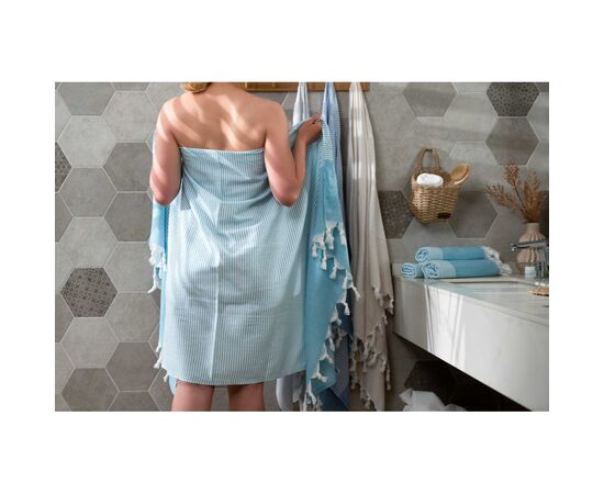 Полотенце Ardesto SPA 90х170 см 100% хлопок, аква (ART2690AQ), изображение 9 Полотенце Ardesto SPA 90х170 см 100% хлопок, аква (ART2690AQ), изображение 9