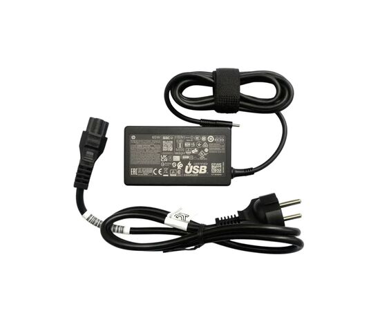 Блок питания к ноутбуку HP 65W 20V/3.25A, 15V/4.33A, 12V/5A, 9V/3A, 5V/3A, USB type-C (1P3K6AA / A40401)