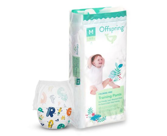 Подгузники Offspring ABC Dance, розмір M, 6-11 кг, 42 шт. (DP-OI-FAP-M42P-ABC)