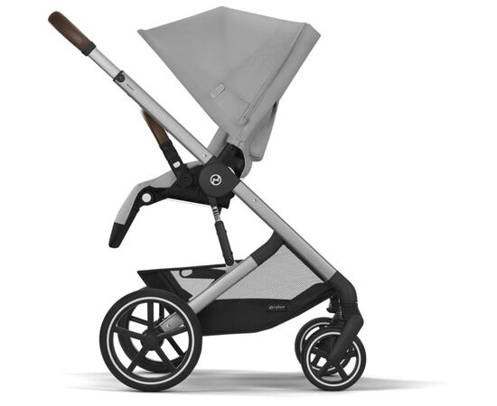 Коляска Cybex Balios S Lux SLV Stone Grey (з бампером) (524001179), изображение 5 Коляска Cybex Balios S Lux SLV Stone Grey (з бампером) (524001179), изображение 5