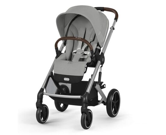 Коляска Cybex Balios S Lux SLV Stone Grey (з бампером) (524001179)