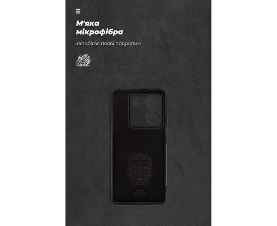 Чехол для мобильного телефона Armorstandart ICON Xiaomi Poco M7 Pro 5G Black (ARM83147), изображение 4
