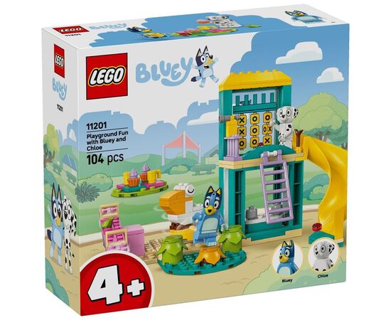 Конструктор LEGO Bluey Веселье с Блуи и Хлоей на игровой площадке (11201)