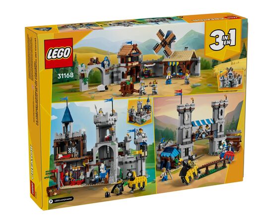 Конструктор LEGO Creator Средневековый замок с рыцарем на коне (31168), изображение 2 Конструктор LEGO Creator Средневековый замок с рыцарем на коне (31168), изображение 2