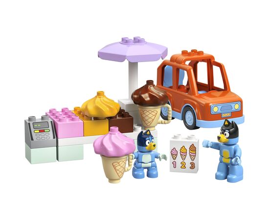 Конструктор LEGO DUPLO Bluey Подорож із морозивом із Блуї (10458), зображення 2 Конструктор LEGO DUPLO Bluey Подорож із морозивом із Блуї (10458), зображення 2