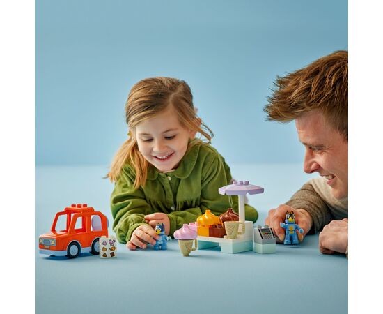 Конструктор LEGO DUPLO Bluey Подорож із морозивом із Блуї (10458), зображення 7 Конструктор LEGO DUPLO Bluey Подорож із морозивом із Блуї (10458), зображення 7