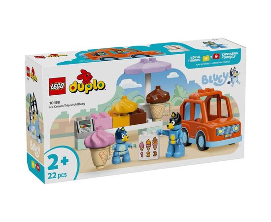 Конструктор LEGO DUPLO Bluey Путешествие с мороженым с Блуи (10458)