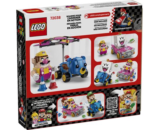 Конструктор LEGO Super Mario Mario Kart – Wario и King Boo (72038), изображение 7 Конструктор LEGO Super Mario Mario Kart – Wario и King Boo (72038), изображение 7
