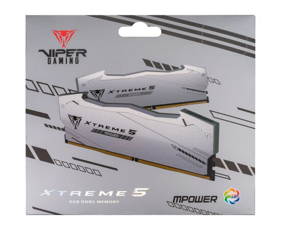 Модуль памяти для компьютера DDR5 32GB (2x16GB) 6000 MHz Viper Xtreme 5 MPOWER RGB Patriot (PVXR532G60C30KM), изображение 7 Модуль памяти для компьютера DDR5 32GB (2x16GB) 6000 MHz Viper Xtreme 5 MPOWER RGB Patriot (PVXR532G60C30KM), изображение 7