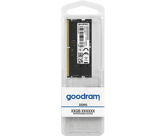 Модуль памяти для ноутбука SoDIMM DDR5 16GB 5600 MHz Goodram (GR5600S564L46S/16G), изображение 2 Модуль памяти для ноутбука SoDIMM DDR5 16GB 5600 MHz Goodram (GR5600S564L46S/16G), изображение 2
