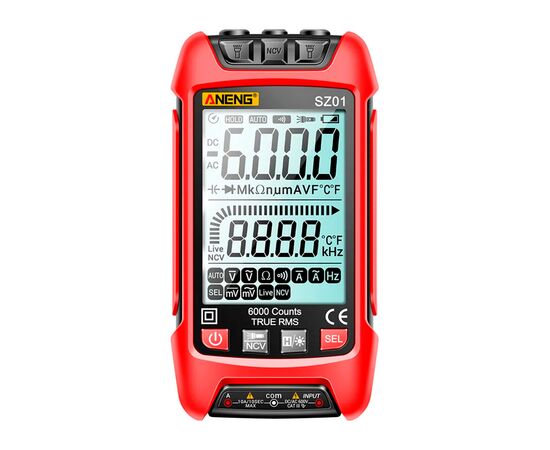 Цифровой мультиметр ANENG AN-SZ01, V, A, R, F (AN-SZ01)