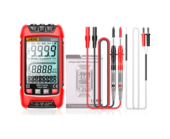 Цифровий мультиметр ANENG AN-SZ02, V, A, R, C, T, F (AN-SZ02), зображення 2 Цифровий мультиметр ANENG AN-SZ02, V, A, R, C, T, F (AN-SZ02), зображення 2