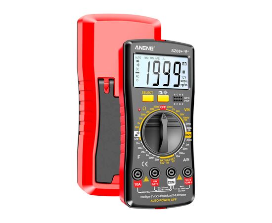 Цифровий мультиметр ANENG AN-SZ08+, V, A, R, C, T, F, функція hFE (AN-SZ08+), зображення 2 Цифровий мультиметр ANENG AN-SZ08+, V, A, R, C, T, F, функція hFE (AN-SZ08+), зображення 2