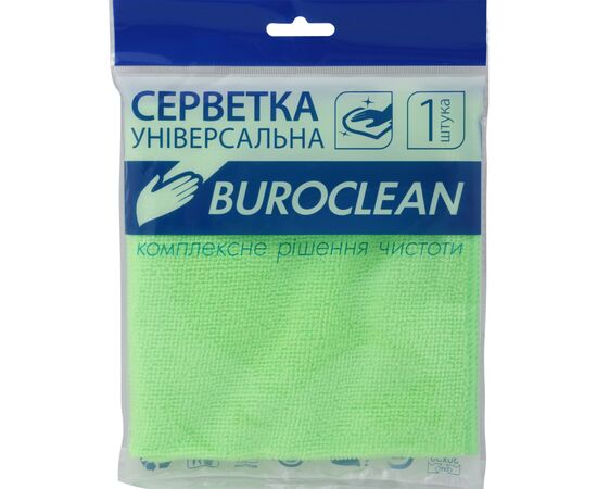 Серветки Buroclean universal microfiber, 30х30 cm, 1шт (10200122)