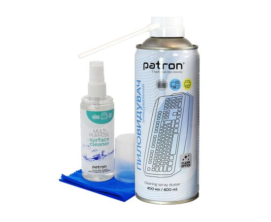Універсальний чистячий набір Patron spray duster 400ml F3-020 +spray f/technF3-025 (CS-PN-BUNDL-10)