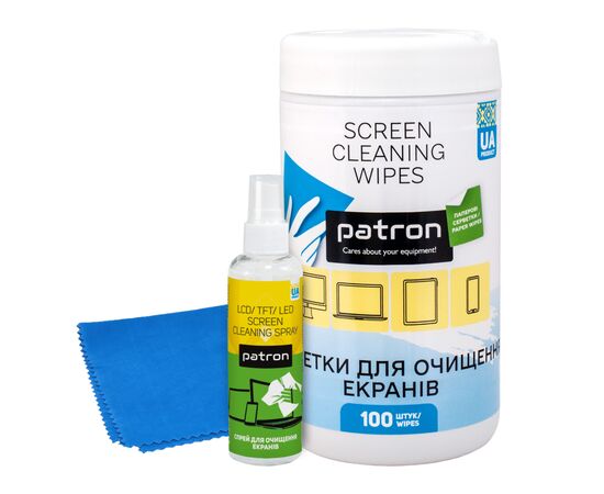 Универсальный чистящий набор Patron Screen spray 100ml F3-008 +wipesF3-059+microfi (CS-PN-BUNDL-15) Универсальный чистящий набор Patron Screen spray 100ml F3-008 +wipesF3-059+microfi (CS-PN-BUNDL-15)